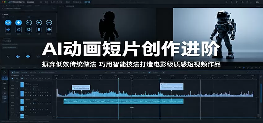 AI动画短片创作进阶:摒弃低效传统做法,巧用智能技法打造电影级质感短视频作品-鹊桥梦网创
