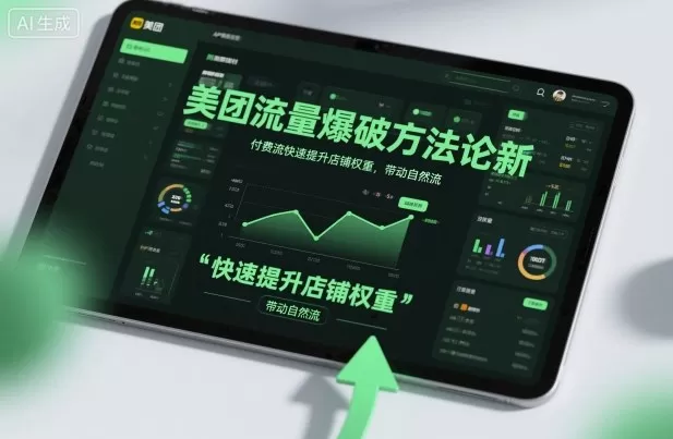 美团流量爆破方法论,付费流快速提升店铺权重,带动自然流-鹊桥梦网创