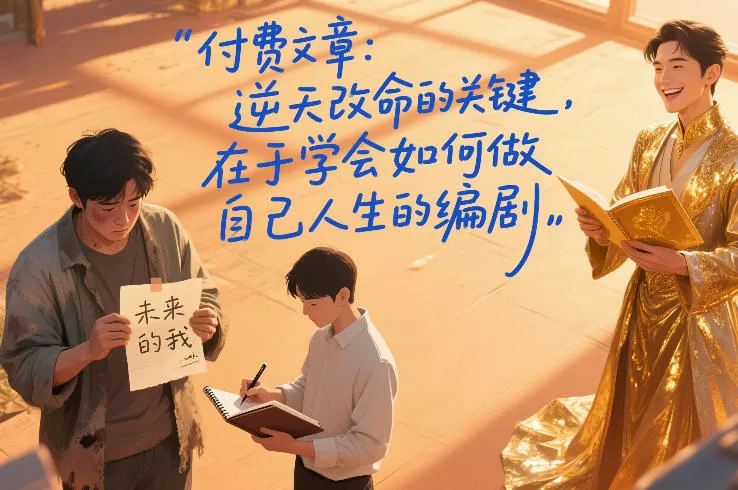 付费文章：逆天改命的关键，在于学会如何做自己人生的编剧-鹊桥梦网创