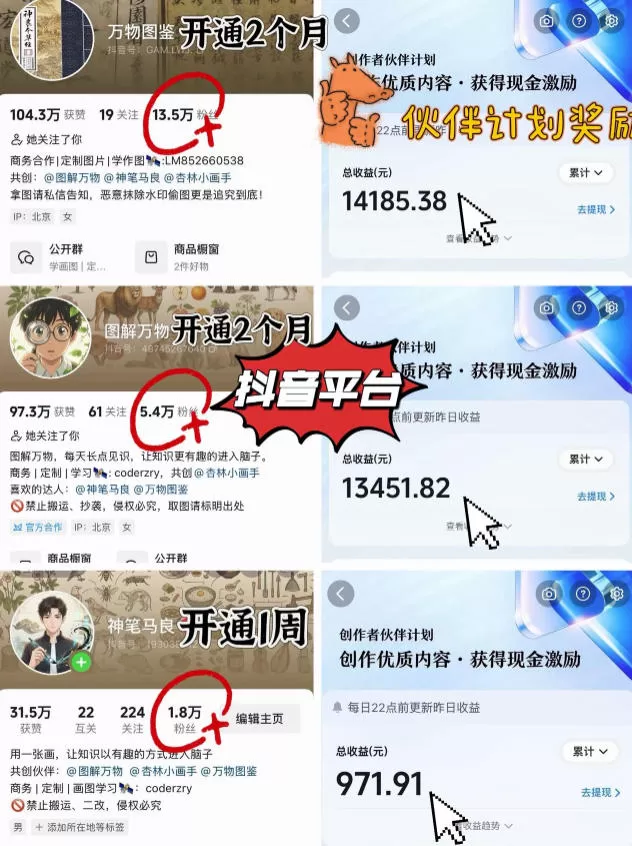 抖音17W粉丝博主亲授AI作图实战教学,0基础轻松学,可入创作者伙伴计划,接单收徒双增收