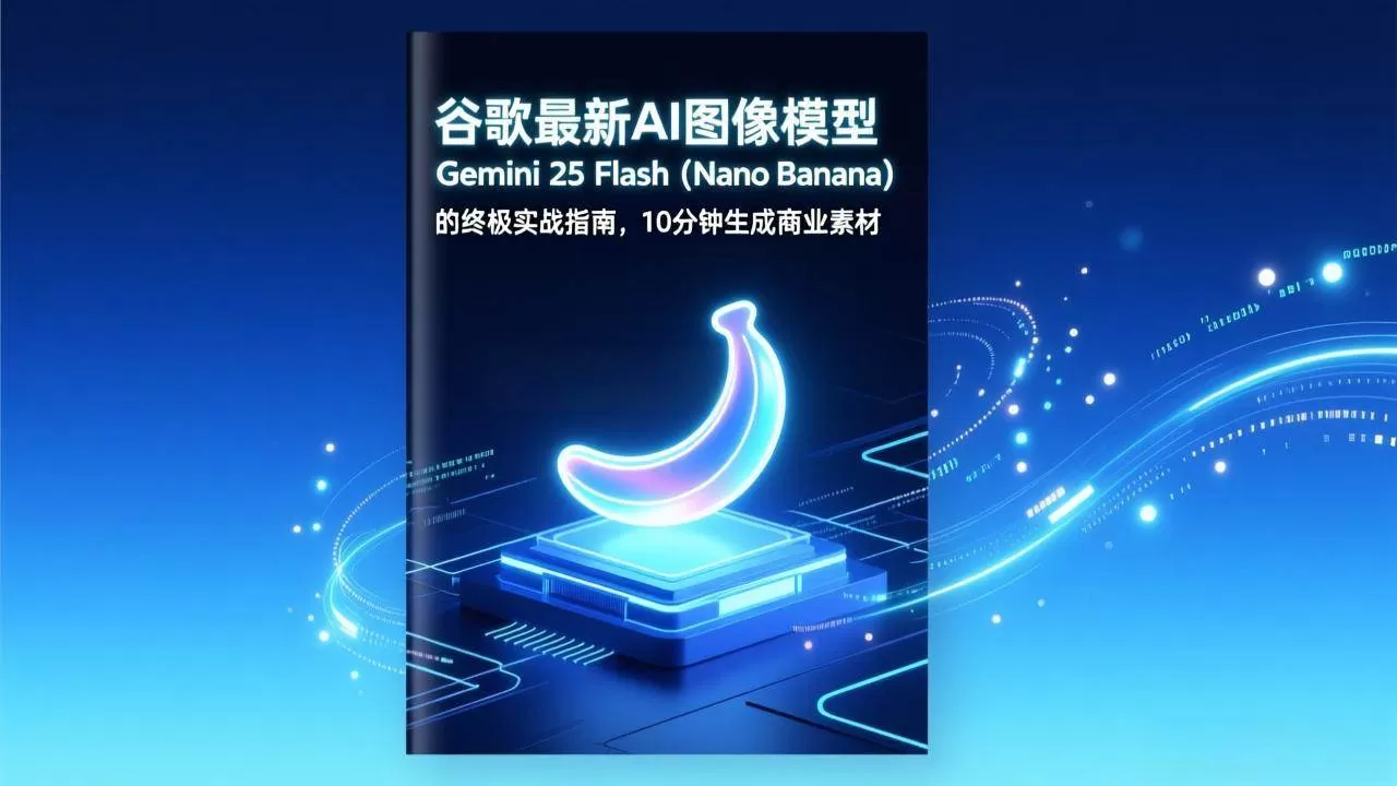 （17111期）谷歌最新AI图像模型Gemini 2.5 Flash（Nano Banana）的终极实战指南，10分钟生成商业素材-鹊桥梦网创