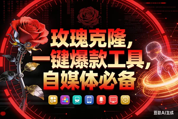 (17912期)玫瑰克隆工具,鲁大魔ai软件,自媒体神器,一键爆款,50多个功能,详细教程。 (17912期)玫瑰克隆工具,鲁大魔ai软件,自媒体神器,一键爆款,50多个功能,详细教程。