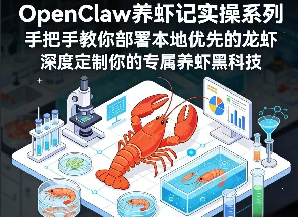 OpenClaw养虾记实操系列,手把手教你部署本地优先的龙虾,深度定制你的专属养虾黑科技-鹊桥梦网创