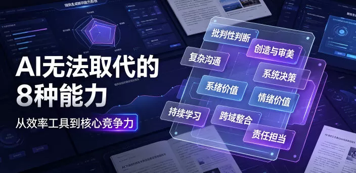 付费文章:AI无法取代的8种能力-鹊桥梦网创