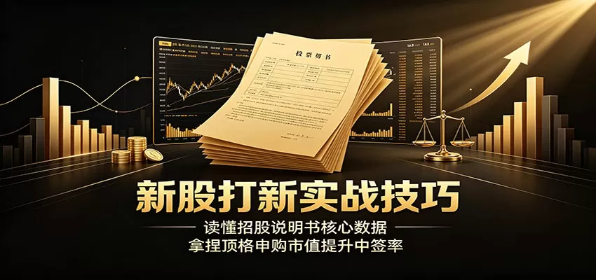 新股打新实战技巧：读懂招股说明书核心数据，拿捏顶格申购市值提升中签率-鹊桥梦网创