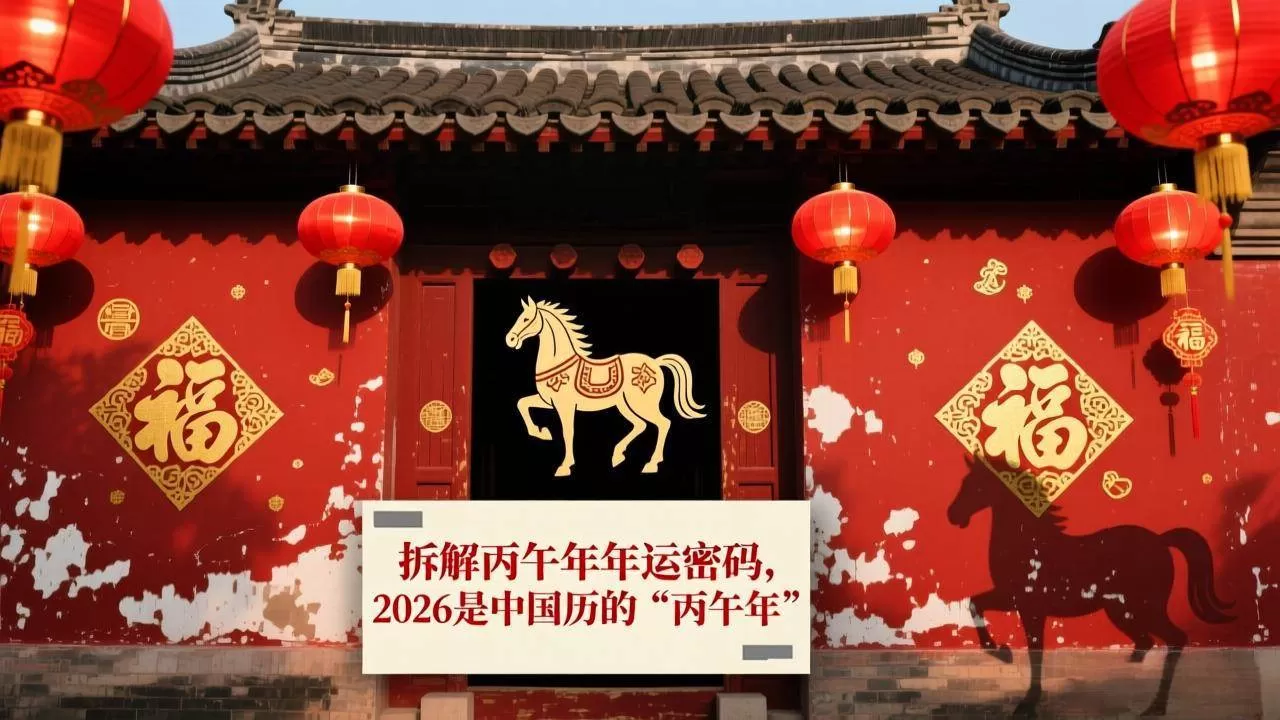 （17038期）付费文章：拆解丙午年年运密码，2026是中国历的“丙午年”-鹊桥梦网创