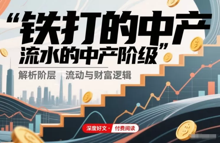 付费文章：铁打的中产，流水的中产阶级-鹊桥梦网创