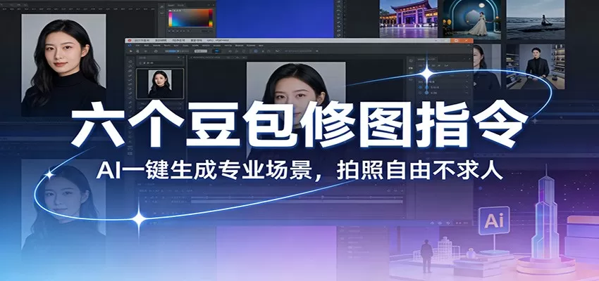 六个豆包修图指令：AI 一键生成专业场景，拍照自由不求人-鹊桥梦网创