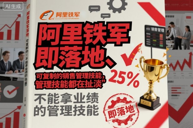 阿里铁军即落地、可复制的销售管理技能,不能拿业绩的管理技能都在扯淡-鹊桥梦网创