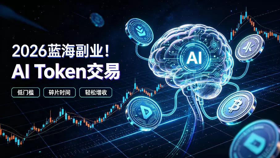 2026全新风口副业|AI智能Token交易,空闲时间轻松 賺 收益,无需全天盯盘【揭秘】-鹊桥梦网创