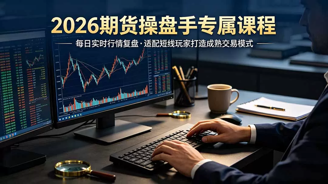2026期货操盘手专属课程-更新7月11,每日实时行情复盘,适配短线玩家打造成熟交易模式-鹊桥梦网创