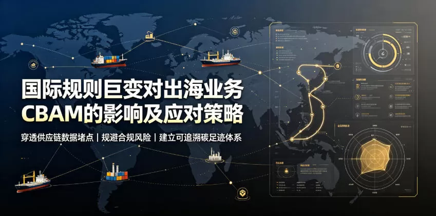 国际规则巨变对出海业务CBAM的影响及应对策略,帮助企业穿透供应链数据堵点,规避合规风险-鹊桥梦网创