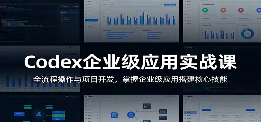 Codex企业级应用实战课:全流程操作与项目开发,掌握企业级应用搭建核心技能-鹊桥梦网创