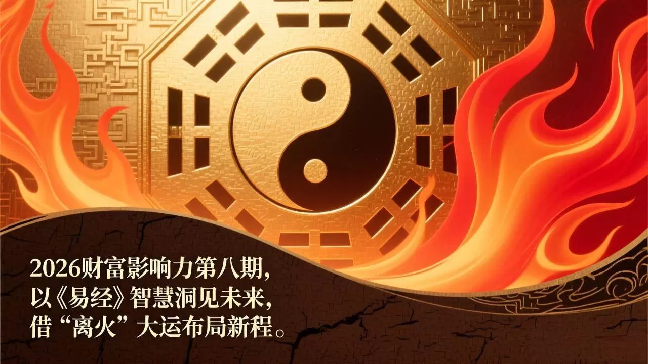 （17418期）2026财富影响力第八期，以《易经》智慧洞见未来，借“离火”大运布局新程-鹊桥梦网创