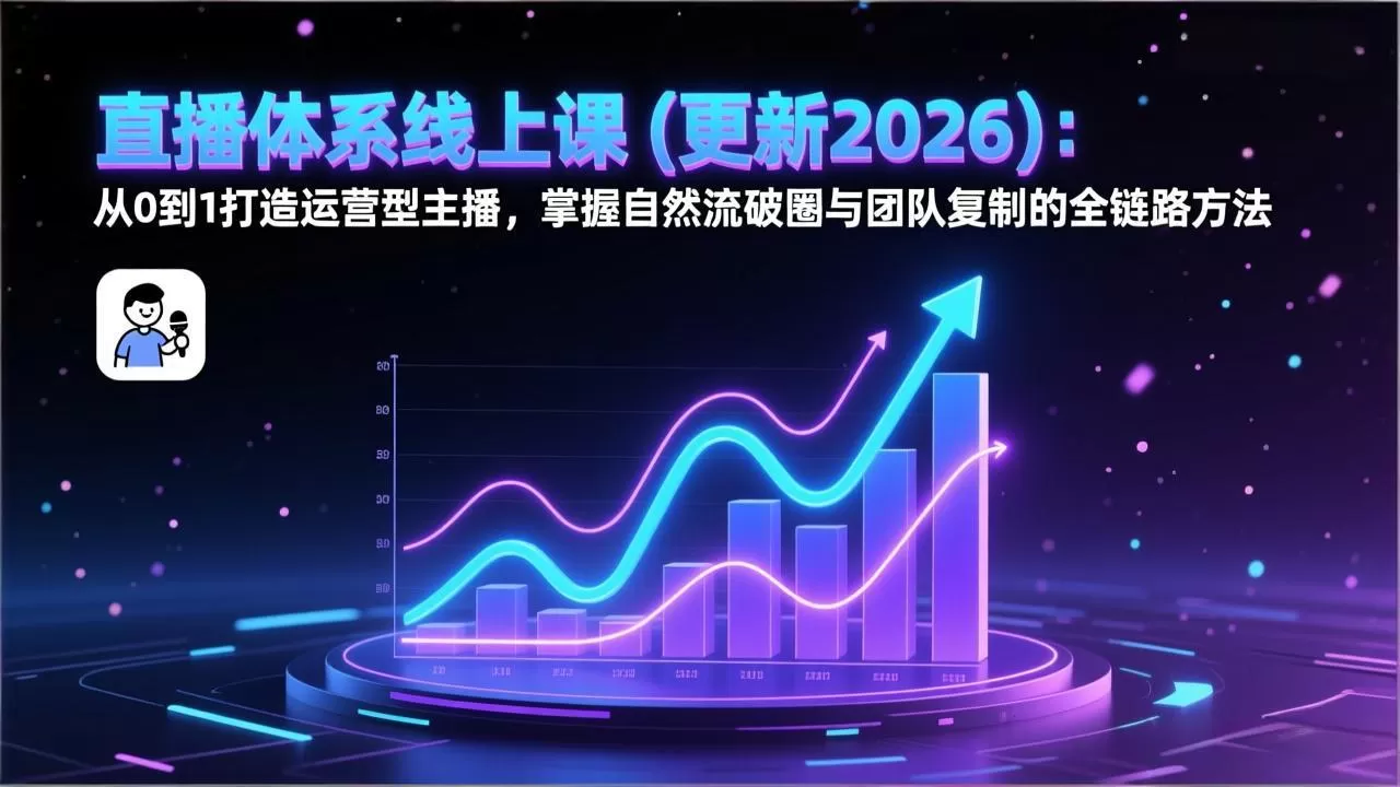 直播体系线上课(更新2026-鹊桥梦网创