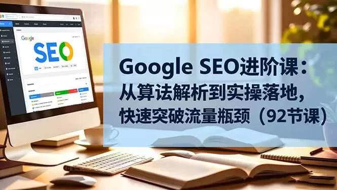 （16576期）Google SEO进阶课：从算法解析到实操落地，快速突破流量瓶颈（92节课）-鹊桥梦网创