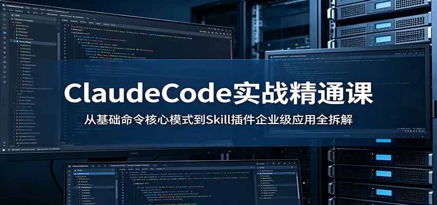 ClaudeCode实战精通课:从基础命令核心模式到Skill插件企业级应用全拆解-鹊桥梦网创