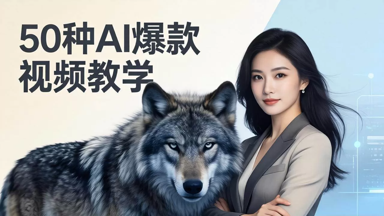 (17815期)50种AI爆款视频教学:影视级古诗词+治愈萌宠+山海经蛟龙,高阶宝典商业落地 (17815期)50种AI爆款视频教学:影视级古诗词+治愈萌宠+山海经蛟龙,高阶宝典商业落地