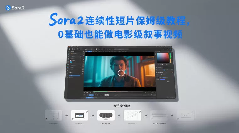 Sora2连续性短片保姆级教程，0基础也能做电影级叙事视频-鹊桥梦网创