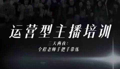 婉婉运营型主播培训线下课，主播四大能力，十小时线下录像+字幕，内容比线上课干-鹊桥梦网创