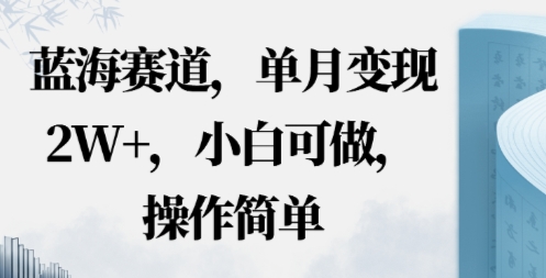 蓝海赛道，小红书私域项目，单月变现2W+，小白可做，操作简单-鹊桥梦网创