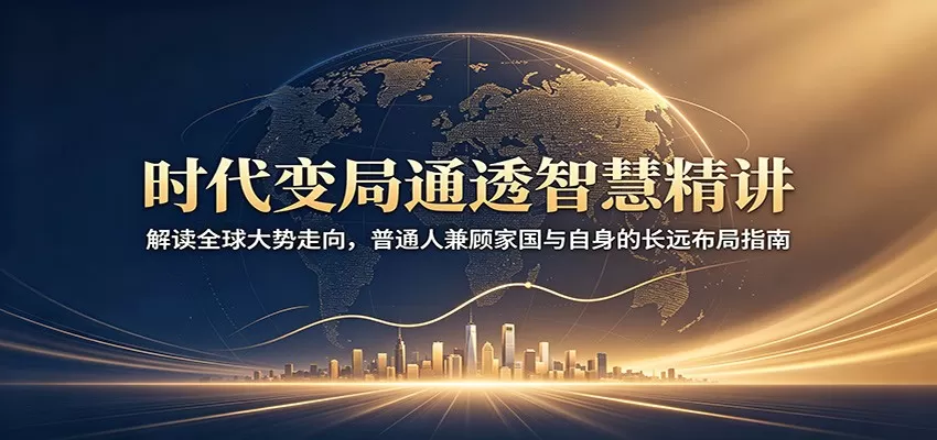 时代变局通透智慧精讲：解读全球大势走向，普通人兼顾家国与自身的长远布局指南-鹊桥梦网创