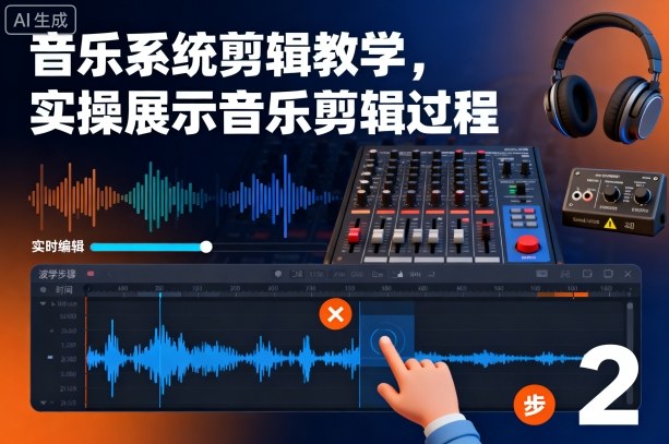 音乐系统剪辑教学，实操展示音乐剪辑过程-鹊桥梦网创