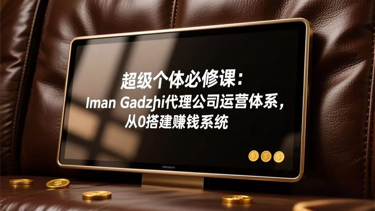 (17525期)超级个体必修课:Iman Gadzhi代理公司运营体系,从0搭建赚钱系统 (17525期)超级个体必修课:Iman Gadzhi代理公司运营体系,从0搭建赚钱系统