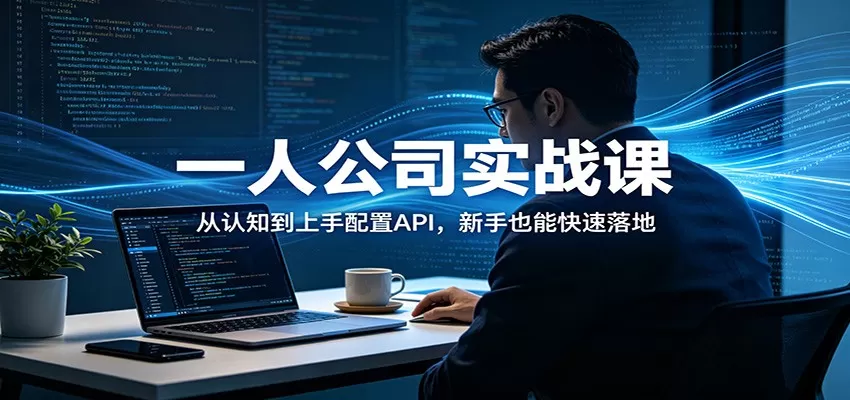 一人公司实战课:从认知到上手配置API,新手也能快速落地 一人公司实战课:从认知到上手配置API,新手也能快速落地