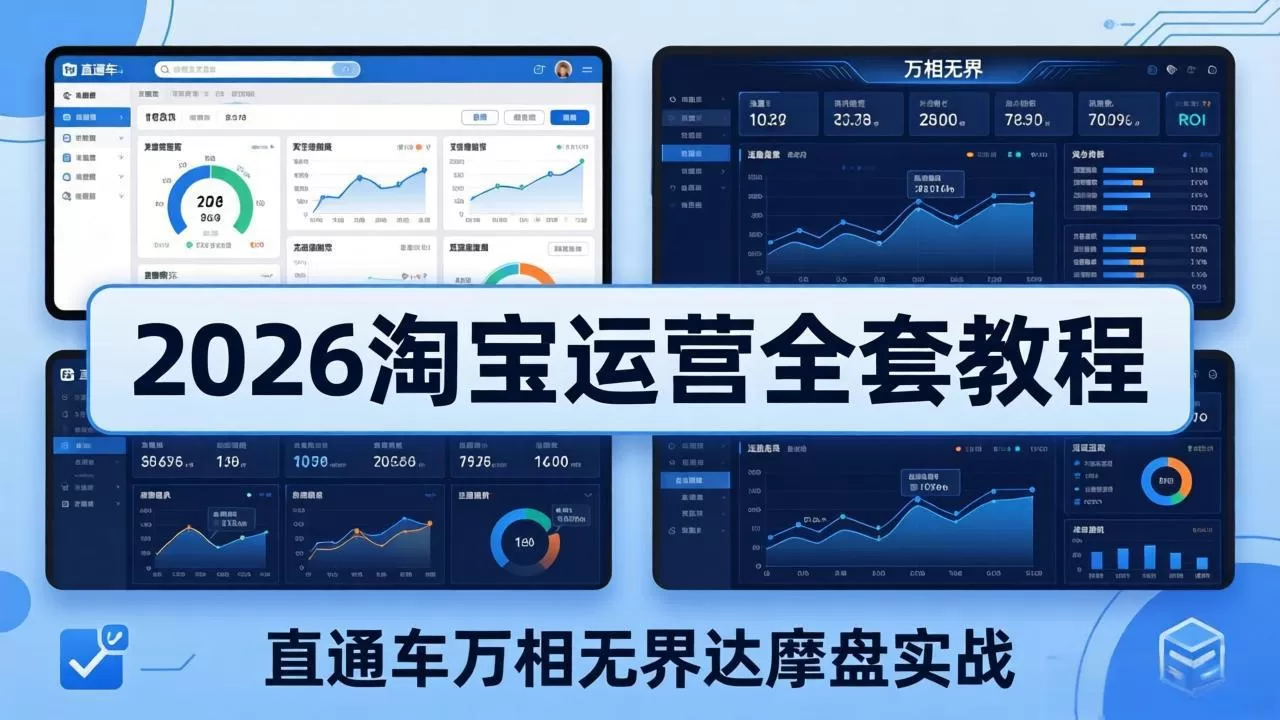 2026淘宝运营全套教程(更新7月-鹊桥梦网创