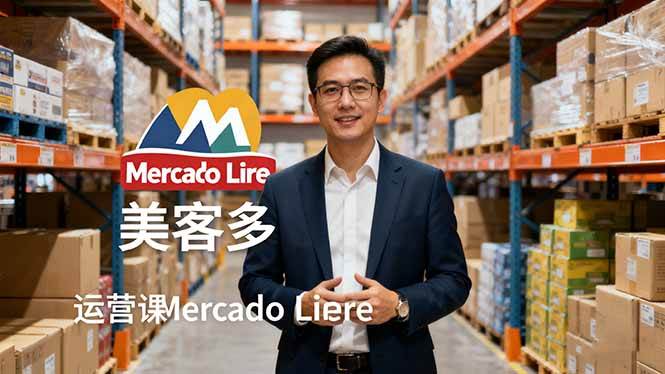 （16292期）2025美客多Mercado Libre运营课：账号注册/产品上传/促销活动/自发货模式-鹊桥梦网创