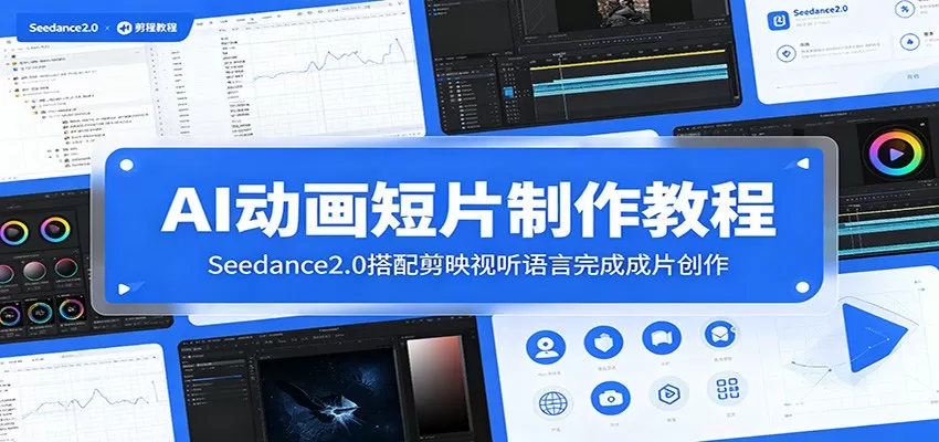 AI动画短片制作教程：Seedance2.0搭配剪映视听语言完成成片创作-鹊桥梦网创