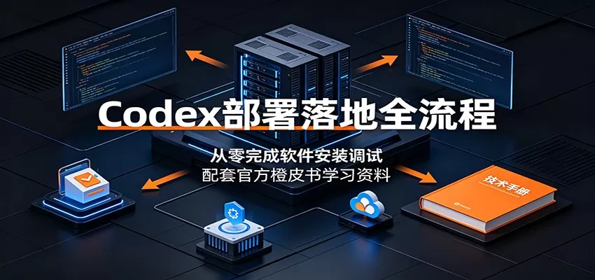 Codex部署落地全流程：从零完成软件安装调试，配套官方橙皮书学习资料-鹊桥梦网创