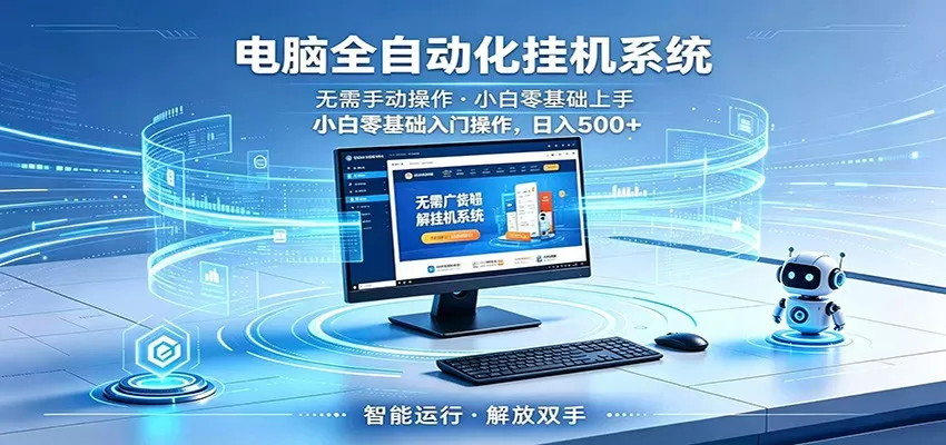 智能广告挂机无需值守,小白上手轻松实现每日增收-鹊桥梦网创