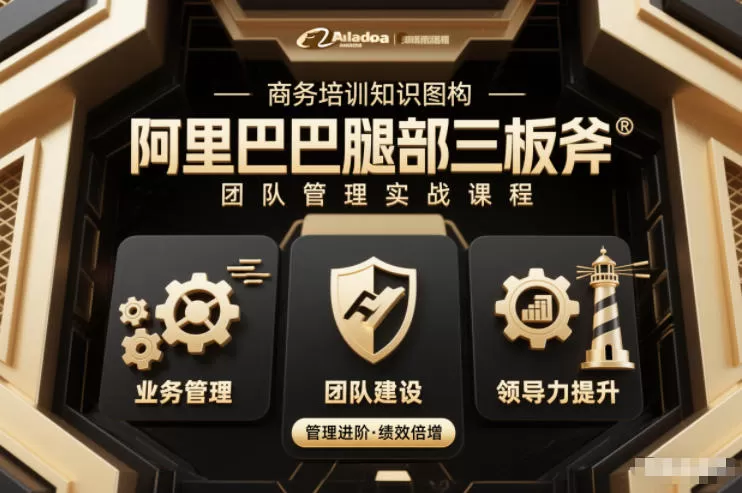 团队管理必学课程系列，阿里巴巴“腿部三板斧”-鹊桥梦网创