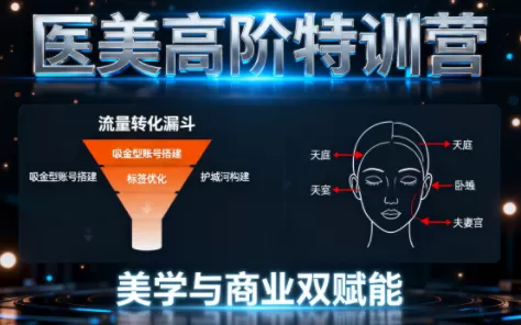 0-1000万医美高阶特训营课程-鹊桥梦网创