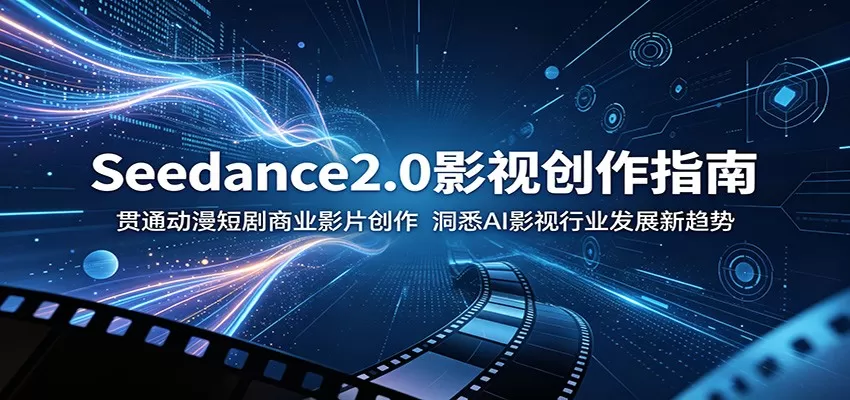 Seedance2.0影视创作指南：贯通动漫短剧商业影片创作，洞悉AI影视行业发展新趋势
