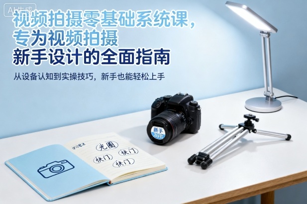 视频拍摄零基础系统课,专为视频拍摄新手设计的全面指南-鹊桥梦网创
