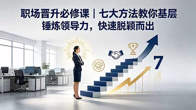 付费文章:职场晋升必修课|七大方法教你基层锤炼领导力,快速脱颖而出-鹊桥梦网创