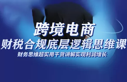 跨境电商财稅合规底层逻辑思维课-鹊桥梦网创