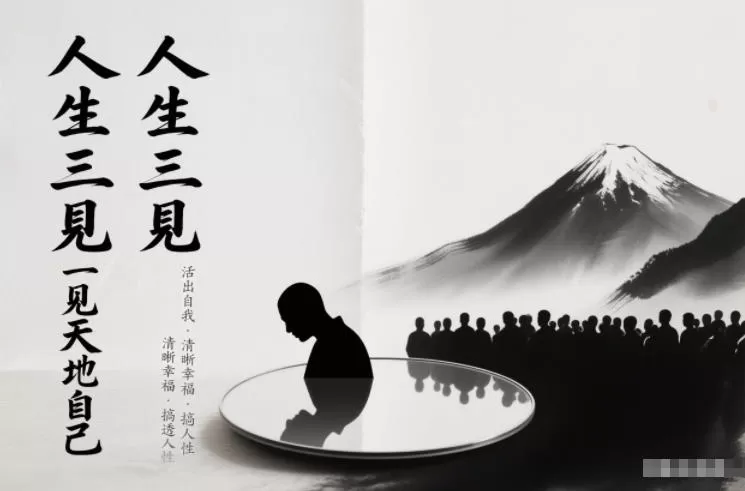 人生三见一见天地见众生见自己，活出自我拥有清晰幸福人生，搞透人性