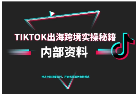 TikTok跨境电商0-1搭建运营，TK出海跨境实操秘籍（10月更新）-鹊桥梦网创