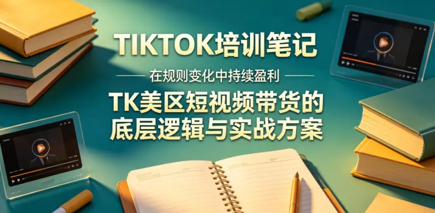视界跨境TIKTOK4月17培训笔记,在规则变化中持续盈利,TK美区短视频带货的底层逻辑与实战方案【文档】-鹊桥梦网创