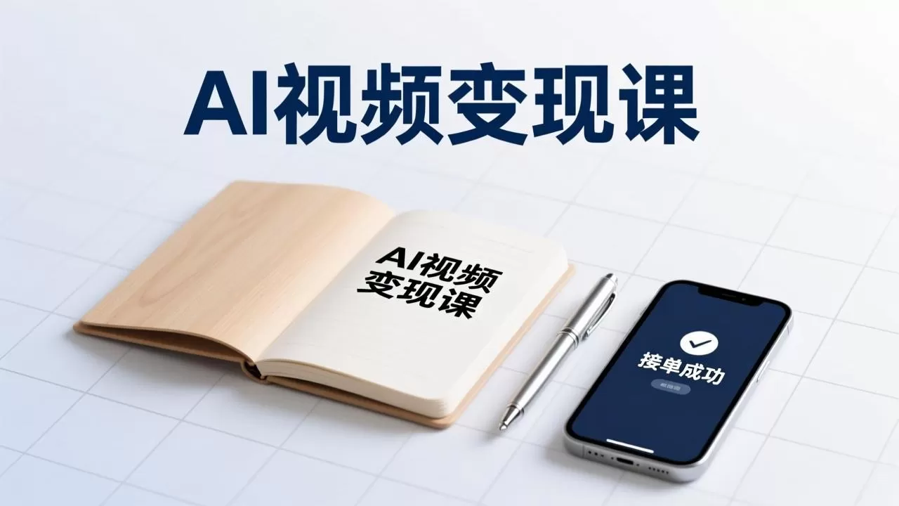 AI视频变现课，学完即可创作短片、接商单，实现副业增收，单项目报价可达千元-鹊桥梦网创
