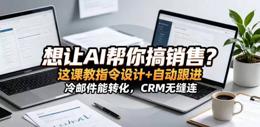 想让AI帮你搞销售？这课教指令设计+自动跟进，冷邮件能转化，CRM无缝连！【原创双语字幕】-鹊桥梦网创