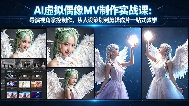 (17962期)AI虚拟偶像MV制作实战教学:导演视角掌控制作,从人设策划到剪辑成片一站式教学 (17962期)AI虚拟偶像MV制作实战教学:导演视角掌控制作,从人设策划到剪辑成片一站式教学