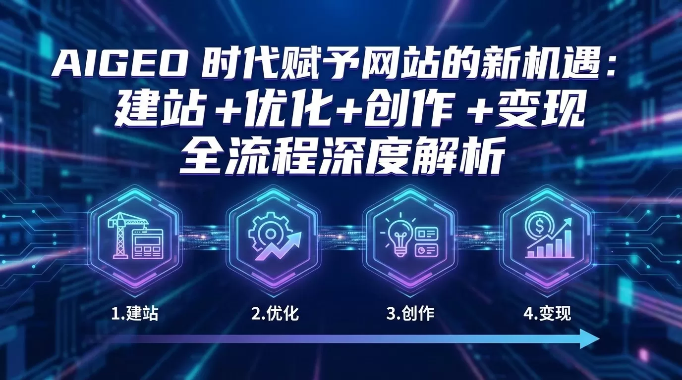AIGEO+时代赋予网站的新机遇:建站+优化+创作+变现+全流程深度解析-鹊桥梦网创