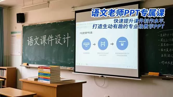 (16596期)语文老师PPT专属课:快速提升课件制作水平,打造生动有趣的专业级教学PPT-鹊桥梦网创