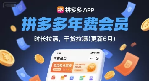 拼多多年费会员，实经验分享操，时长拉满，干货拉满(更新26年1月)-鹊桥梦网创