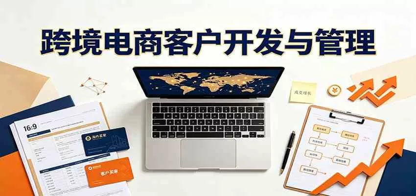 跨境客户精准开发实战课:海外买家挖掘渠道拆解,精细化客户维护与留存成交体系-鹊桥梦网创